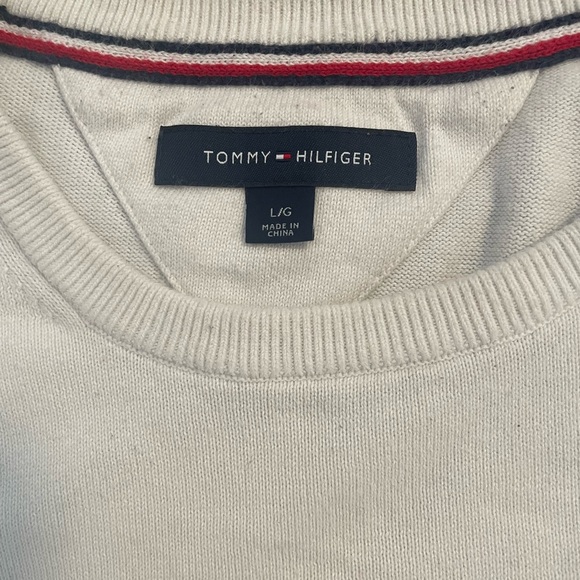 Tommy Hilfiger White crewneck sweater - Picture 2 of 2